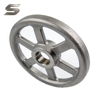 ग्रे कास्ट आयरन हैंडव्हील
